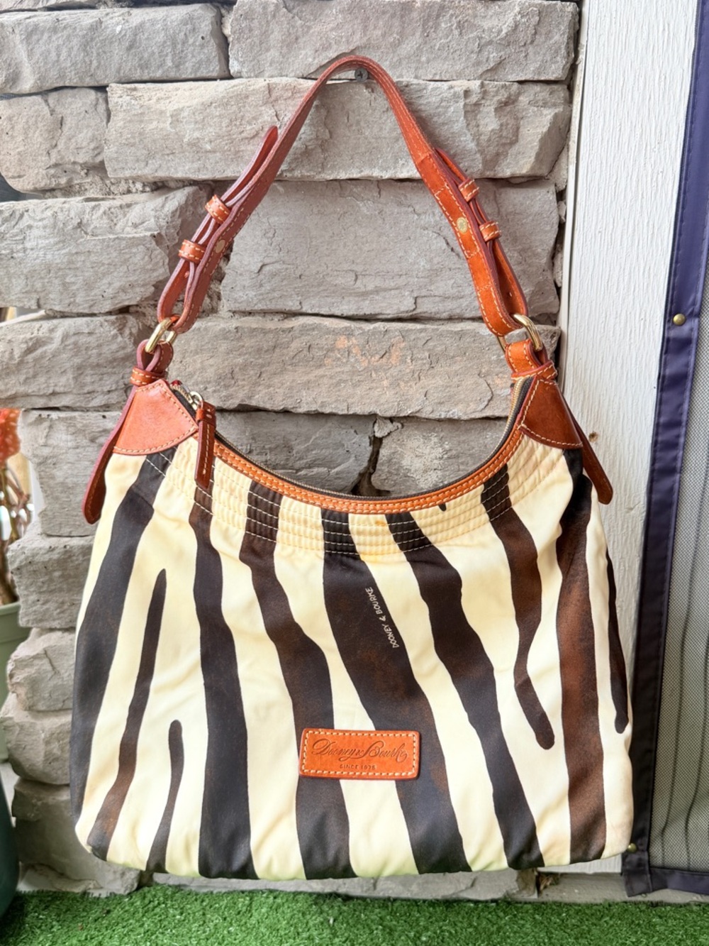 Dooney & Bourke Erica Hobo Zebra Women’s Bag